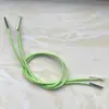 Hebilla de Hierro de 2 mm Cuerda Elástica para Mascarilla Cuerda Elástica Cuerda Elástica Hebilla Metálica Cordón con Púa Bolsa de Archivo Cuerda para Encuadernación de Libros de Hojas Sueltas