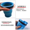 En stock Taza de agua plegable de silicona para viajes al aire libre Taza de agua de silicona portátil Taza retráctil Resistente a altas temperaturas