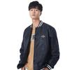 Chaqueta Bordada con Parche Personalizado para Hombre Estilo Coreano Trendy Primavera y Otoño Nueva Ropa Exterior Holgada Ropa Exterior con Cuello Alto Uniforme de Béisbol