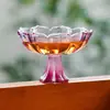 Fabricante Lotus Copo de Chá de Pé Alto para Mulheres, Uso Pessoal, Copo Único, Conjunto de Chá Kung Fu, Copo para Degustação de Chá, Pires de Chá