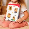 8 Pegatinas de Caras Cambiantes de Capibara para Niños DIY Rasgos Faciales de Capibara Collage de Disfraces Pintura para Jardín de Infancia Juguetes Educativos para Niños