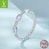 Anel único de prata Ziyun Nano Aobao s925 Prata esterlina Nicho feminino de alta qualidade Luz Luxo Frio Estilo Simples Anel geométrico