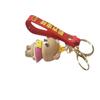 Pingente de chaveiro de boneca de urso rosa criativo metal desenho animado fofo chaveiro decoração pendente de mochila atividade pequeno presente