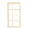 1:Casa de muñecas de 12 pulgadas, minimuebles para casa de muñecas, modelo DIY, especial, simple, liso, en blanco, ventana de celosía de 12 pulgadas.