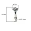 Plata S925 Retro Sólido Colgante de Mano Ruyi Accesorios Conectores para Cuerda de Cuentas Hecha a Mano