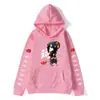Suéter Naruto talla europea yuzhibo punto estampado sudadera con capucha Naruto moda urbana para hombre suéter extragrande