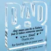 Nuevos Adornos Acrílicos Transparentes de Amazon para Papá, Regalo de Cumpleaños del Día del Padre, Bendiciones, Decoraciones de Escritorio