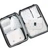Conjunto de sete bolsas de armazenamento para viagem, conjunto de sete bolsas de classificação de bagagem de viagem espessadas, fabricantes