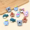 Botones de Dibujos Animados de Doble Material de Resina y Metal al por Mayor, Botones Decorativos para Camisas y Chaquetas de Niños, Botones Lindos para Suéteres y Cárdigans