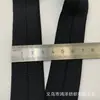 Cinta de borde a cuadros mate con borde roscado, tira de borde gruesa de nailon y spandex, doblada hacia abajo para chaqueta de plumón, banda elástica acanalada