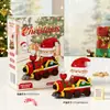 Compatível com Blocos de Construção de Natal Lego Brinquedos Árvore de Natal Alce Montado Papai Noel Presente Caixa Surpresa Atacado Dropshipping