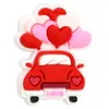 Serie Día de San Valentín Pvc Goma Suave Bolígrafo con Cuentas Cuentas de Enfoque Bolígrafo de Punta Redonda Creativo Cuentas Hechas a Mano Cuentas Sueltas Accesorios Decorativos