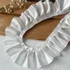 Accesorios con Adorno de Encaje Materiales DIY Decoración Ropa de Muñeca Cinta Volantes Pliegues Soporte Hecho a Mano Abanico