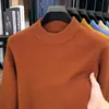 580g Cuello Alto para Hombre Otoño e Invierno Engrosado Talla Grande Prendas de Punto para Hombre Capa Base Cálida Ropa para Hombre