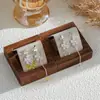 Pendientes Asimétricos de Borla con Circonita de Cristal, Diseño de Nicho, Estilo Moderno, Pendientes Únicos, Colgantes Florales Frescos y Dulces para Orejas