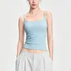 Camisola Refrescante Pele Fria Latte Girl Proteção Solar Colete Esportivo Tiras Finas Emagrecimento Yoga Fitness Feminino