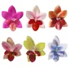 Flor de Orquídea Mariposa Simulada Cabeza de Flor Tacto PU Pasador Guirnalda Boda Decoración DIY Decoración Fabricantes Mayorista