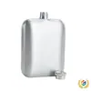 Cantil de Vinho Quadrado Espesso de Aço Inoxidável 304 Portátil 6 Onças Cantil de Vinho para Exterior Garrafa de Água para Estudante Mini Garrafa de Vinho