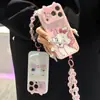 Adequado para Apple para Transformar Instantaneamente em 18Promax, Cordão de Gatinho Mary com Coração Piscante, Capa para iPhone Flexível e Rígida Personalização UV