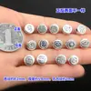 Plata Pura S999 Ruyi Retro Cuentas Separadas Redondas Juguete de Cristal Cuerda de Mano Trenzada Collar Accesorios Hechos a Mano DIY