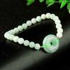 Pulsera de Jade Natural Grado A para mujer, pequeña y fresca, colgante DIY de calabaza, Loto, Jade valiente, una generación de cabello