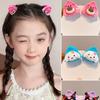 Clipes Pequenos de Orelha de Gato de Desenho Animado Sanrio para Crianças, Presilha Fofa para Cabelo de Bebê, Presilha para Franja de Princesa, Acessórios de Cabelo