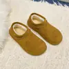 Zapatos Casuales de Algodón con Peluche de Papa Retro para Mujer 2026 Invierno Nuevos Engrosados Slip-on Cálidos Zapatos de Nieve de Algodón