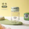 Mingxia Glass Taza de Té Espesa de Borosilicato Hecha a Medida Taza de Agua de Doble Capa Portátil Regalo para el Hogar y la Oficina