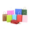 Sacos de Embalagem, Sacos para Levar Bebidas, Sacos de Papel Kraft para Roupas, Sacos de Café Personalizados de Natal, Sacolas de Presente Festivas para Chá de Leite