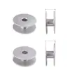 Máquina de costura síncrona 6-5 com fenda, bobina grande de alumínio, bobina de 25 mm para máquina de quilting, bobina com fenda para linha, carretel inclinado