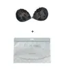 Pegatinas de encaje sexy para el pecho, para vestido de novia de mujer, de silicona, invisibles, finas, transpirables, push up, lavables