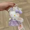 Auténtico Peluche de Dibujos Animados Sanrio Hello Kitty Bolsa Decoración Colgante Llavero Colgante