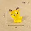 Adornos de Paisaje en Miniatura, Ciervos Luminosos Lindos, Decoraciones para Escritorio del Hogar, Manualidades de Resina DIY, Decoración de Nicho de Alta Gama