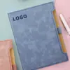 Set de regalo exclusivo de tapa dura transfronterizo, cuaderno para uso de negocios y oficina, notas de reuniones, cuaderno simple con banda elástica