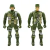Modelo Estático Soldado Militar Soldado Especial Juguete para Niño Mesa de Arena Psicológica Fábrica de Infantería Militar Accesorios