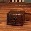 Mini Caixa de Armazenamento Vintage Estilo Chinês Caixa de Joias Embalagem de Joias Caixa de Presente Artesanato em Madeira Adereços de Cinema e Televisão