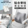 Cojín de Asiento Hueco al por Mayor Transfronterizo Oficina Coche Soporte Lumbar Espuma Viscoelástica para Sentarse Largo Set de Sillas para Estudiantes Cojín de Soporte Lumbar