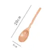 Cuchara de madera al por mayor cuchara de mango largo estilo japonés cuchara para miel cuchara para café cuchara para mezclar vajilla de madera cuchara de arroz para niños cuchara para sopa