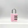 Cerradura de Combinación de Aleación de Zinc de Alta Resistencia Candado de Combinación para Gimnasio Equipaje Maleta Candado Pequeño Candado de Combinación Mecánico de 3 Dígitos Fabricante