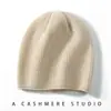 Gorro de Punto de Cachemira para Mujer 100% Cachemira Pura Gorro de Otoño e Invierno Nuevo Cálido y Versátil Gorro para Exteriores Ciclismo Gorro para el Frío