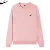Moletom Masculino Primavera e Outono 2024 Nova Camiseta Masculina de Manga Longa Pequena Terry Masculina Gola Redonda Pulôver Tricotado Base