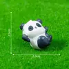 Novo Panda Micro Paisagem Jardinagem DIY Paisagismo Acessórios Bonito Panda Bambu Brotos Bamboo Pole Ornamentos de Resina