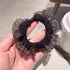 Versátil Scrunchie Plisado para el Cabello con Estampado de Lunares, Accesorios para Cola de Caballo de Nuevo Estilo, Sensación de Alta Gama