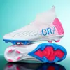 Zapatos de Fútbol de Caña Alta, Tenis con Tacos, Zapatos Deportivos Antideslizantes de Tacos Largos para Estudiantes, Adultos y Niños, Zapatos de Entrenamiento Profesional para Hombres, Transfronterizo