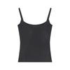 Hot Girl Sanding Short Inner Camisole Feminino Outono Sexy Sem Mangas Em Forma de Alça Almofada no Peito Top Slim-fit para Uso Externo
