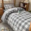 2026 Novo Dormitório Estudantil Conjunto de Roupa de Cama Três Peças 100% Algodão Algodão Puro 0,9 Cama de Dormitório Capa de Edredom Única Lençol com Elástico Roupa de Cama