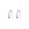 Pendientes pequeños de gota para dormir sin quitárselos, viento frío, personalidad, gancho de oreja simple, temperamento, joyería de oreja de celebridad de internet