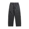 Yidao Vintage 2026 Otoño Nuevo Retro Americano Remache Pierna Recta Pantalones Deportivos Hombre Holgado Cordón Guadaña Pantalones Casuales