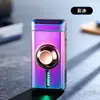 Spinner de Mão Inflável Isqueiro Criativo Indução Sete Cores Luz Personalidade À Prova de Vento Legal