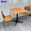 Cafetería Famosa en Internet Tienda de Té con Leche Juego de Mesa y Sillas Restaurante Estilo Coreano Panadería Tienda de Postres Tienda de Comida Casual Mesa y Sillas de Tablero Marino